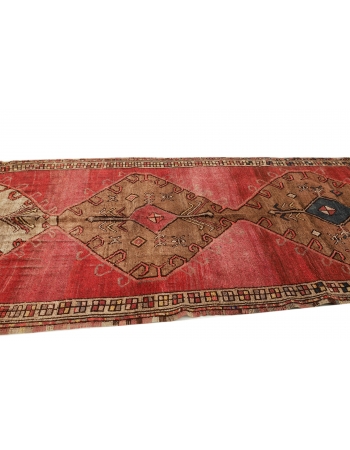 Vintage Decorative Turkish Kars Rug - 4`8