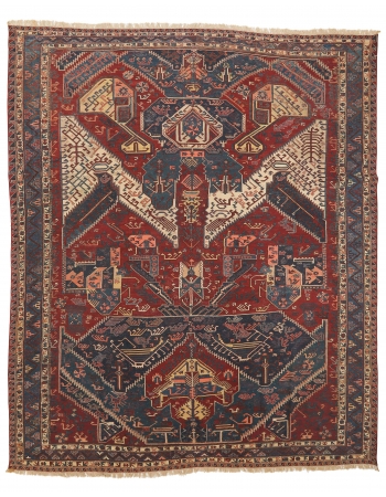 Antique Dragon Sumaq Rug - 8`8" x 10`6"