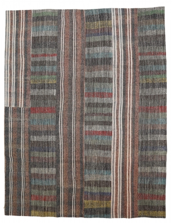 Large Vintage Modern Kilim Rug - 9`0" x 12`0"