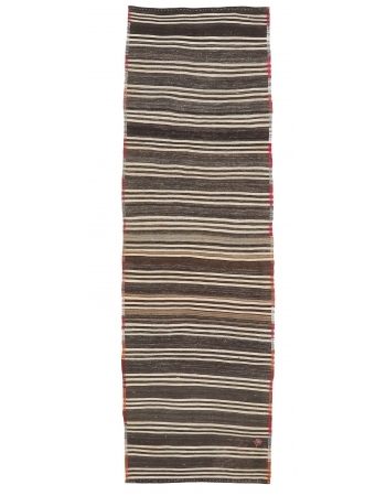 Striped Vintage Kilim Runner - 3`5