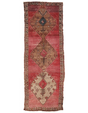 Vintage Decorative Turkish Kars Rug - 4`8