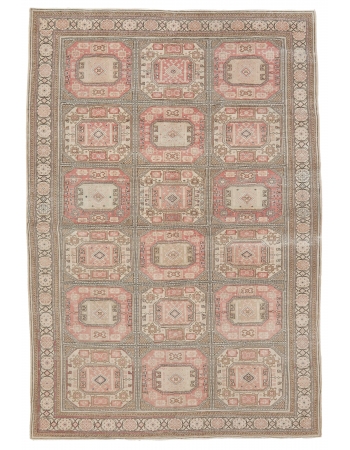Washed Out Vintage Kaisari Rug - 6`8" x 9`3"