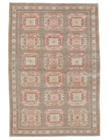 Washed Out Vintage Kaisari Rug - 6`8" x 9`3"