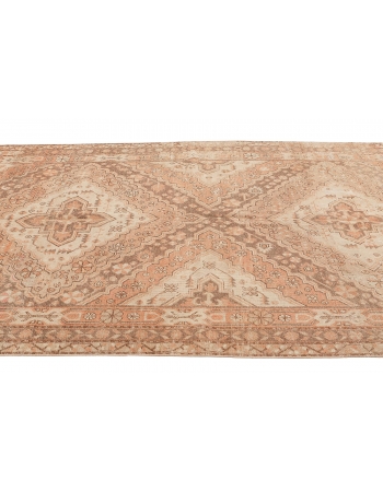 Distressed Antique Khotan Wool Rug - 5`4