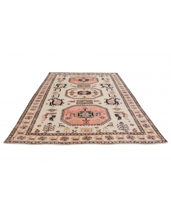 Unique Antique Hareez Wool Rug - 7`0