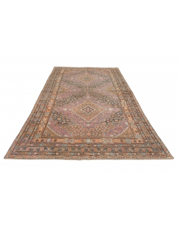 Antique Distressed Khotan Wool Rug - 6`1