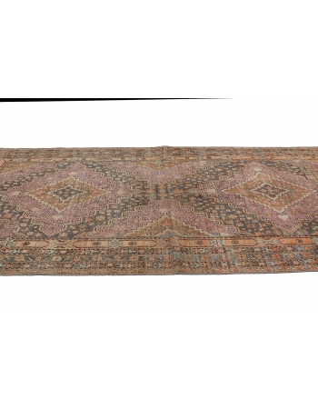 Antique Distressed Khotan Wool Rug - 6`1