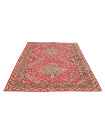 Pink Antique Khotan Rug - 4`11