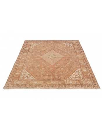 Washed Out Antique Khotan Rug - 4`6