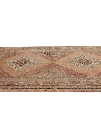 Large Antique Khotan Wool Rug - 6`7