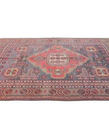 Unique Antique Khotan Wool Rug - 6`4