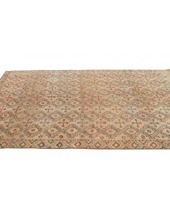 Decorative Antique Afghan Wool Rug - 6`2
