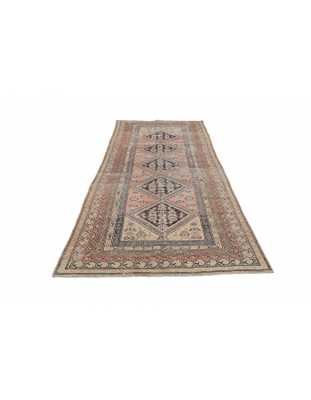 Distressed Antique Malayer Rug - 4`5