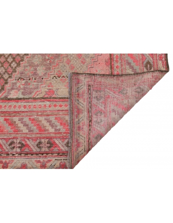 Distressed Antique Khotan Wool Rug - 5`7