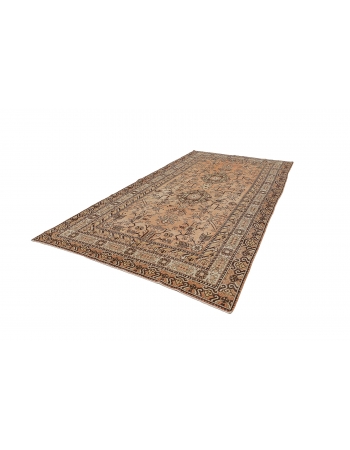 Large Antique Khotan Wool Rug - 6`7
