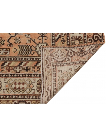 Large Antique Khotan Wool Rug - 6`7