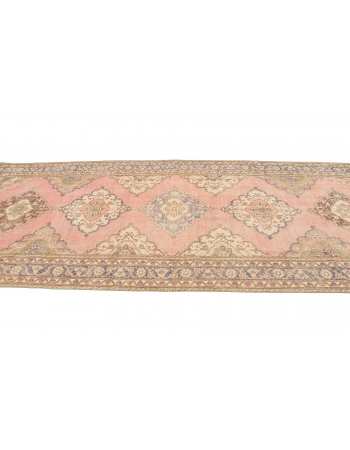 Vintage Turkish Distressed Area Rug - 4`7