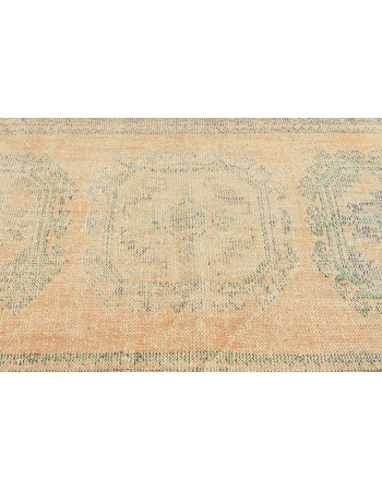 Washed Out Vintage Oushak Rug - 3`10