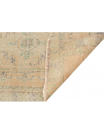 Washed Out Vintage Oushak Rug - 3`10