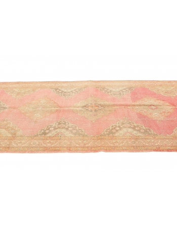 Faded Vintage Turkish Area Rug - 4`10