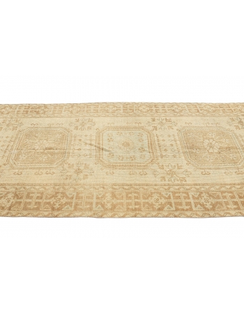 Washed Out Vintage Oushak Rug - 4`1