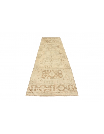 Vintage Washed Out Oushak Rug - 3`1