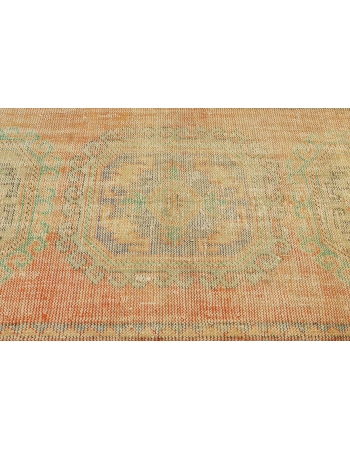 Vintage Worn Out Oushak Rug - 3`3