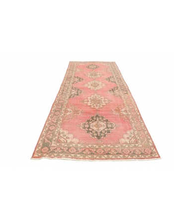 Vintage Worn Out Turkish Area Rug - 4`7