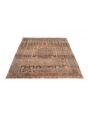 Vintage Decorative Tabriz Wool Rug - 4`7