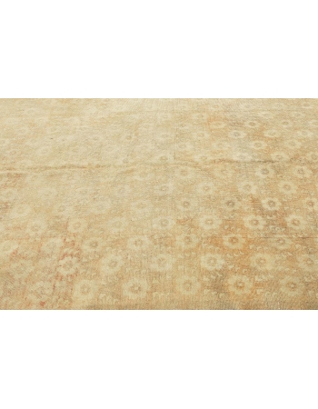 Washed Out Vintage Wool Kars Rug - 5`9