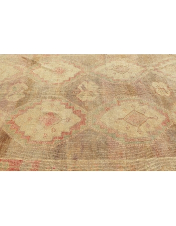 Large Vintage Washed Out Kars Rug - 6`9