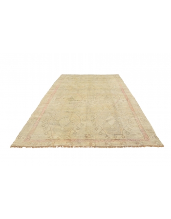 Washed Out Large Vintage Kars Rug - 7`7