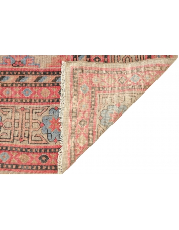 Pink & Blue Antique Khotan Rug - 7`1