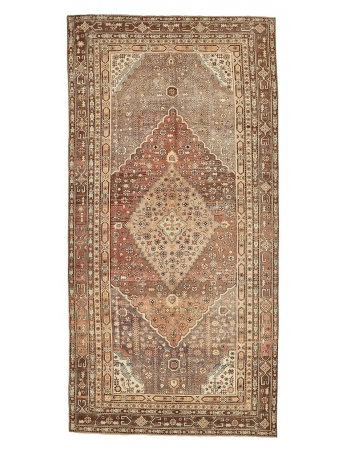 Antique Decorative Wool Khotan Rug - 6`4" x 13`0"