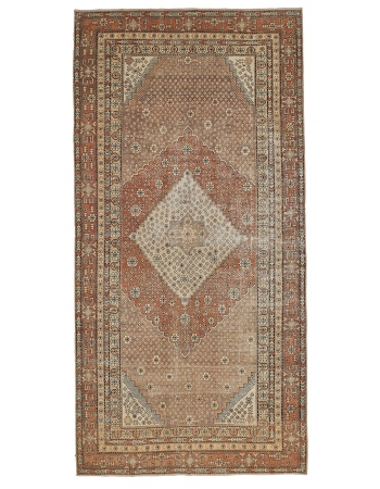 Antique Wool Decorative Khotan Rug - 6`3" x 12`10"
