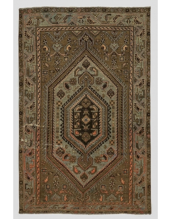 Decorative Vintage Wool Rug - 4`5