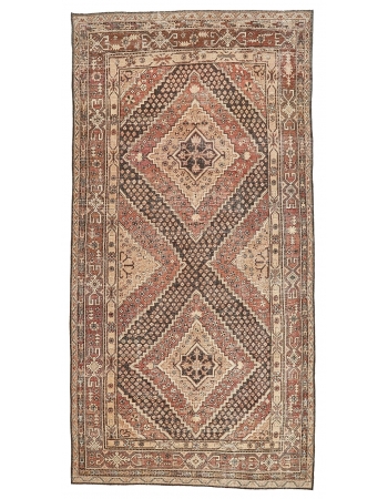 Distressed Antique Wool Khotan Rug - 6`7" x 13`0"