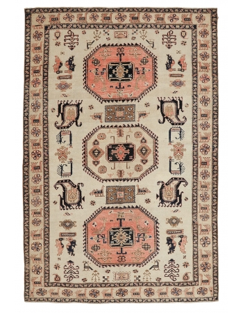 Unique Antique Hareez Wool Rug - 7`0