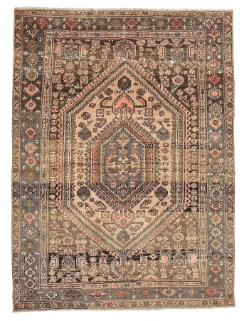 Vintage Decorative Tabriz Wool Rug - 4`7