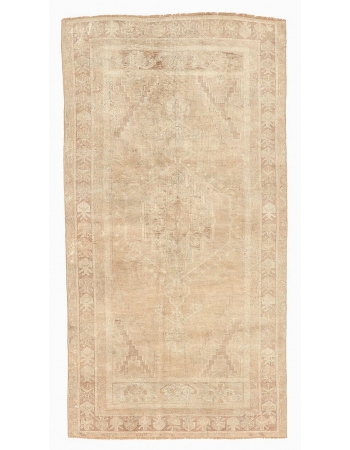 Washed Out Vintage Khotan Rug - 3`4" x 6`4"