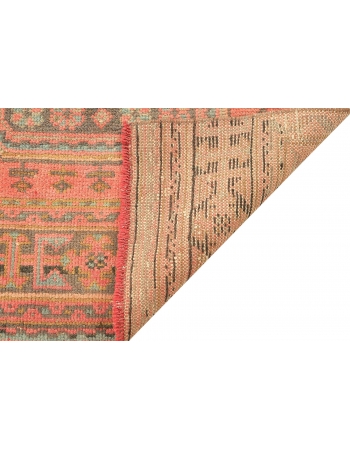 Vintage Turkish Oushak Runner Rug - 2`10