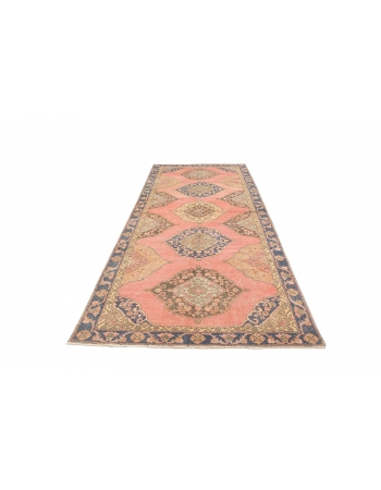 Vintage Decorative Turkish Konya Rug - 4`6