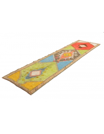 Vintage Re-Dyed Kars Wool Rug - 2`11