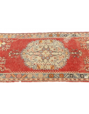 Vintage Small Turkish Oushak Rug - 2`8