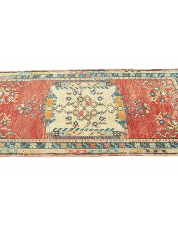 Small Vintage Oushak Rug - 2`11