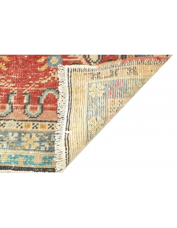 Small Vintage Oushak Rug - 2`11