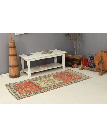 Small Vintage Oushak Rug - 2`11