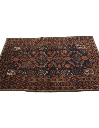 Vintage Afghan Wool Rug - 3`5