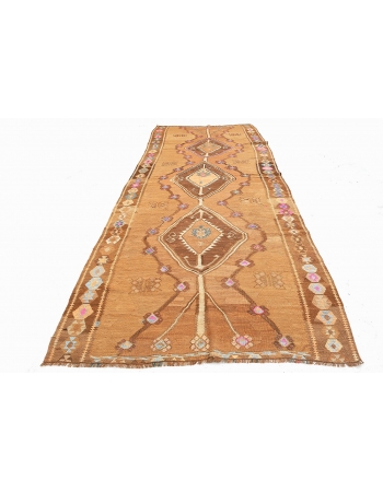 Vintage Decorative Turkish Kars Kilim - 5`3