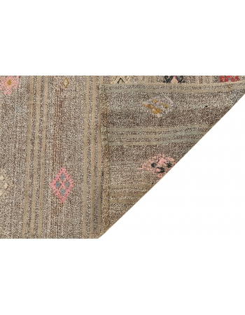 Vintage Embroidered Modern Kilim - 6`11